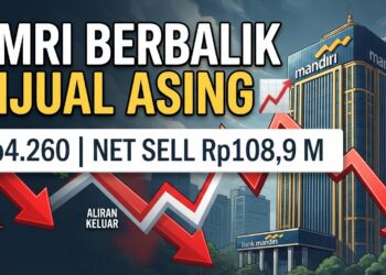 Bedah Saham BMRI 18 September 2026: Asing Berbalik Jual, Fundamental Bank Mandiri Masih Solid