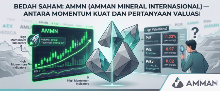 Bedah Saham: AMMN (Amman Mineral Internasional) — Antara Momentum Kuat dan Pertanyaan Valuasi