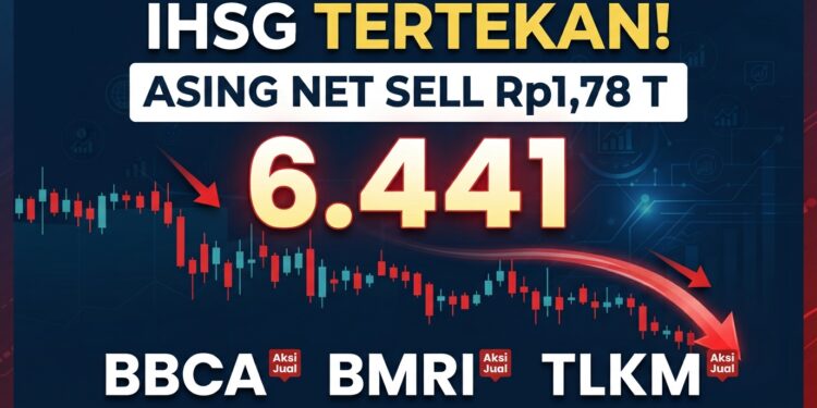 IHSG 18 September 2026 Melemah 0,33%, Asing Net Sell Rp1,78 Triliun: BMRI dan BBCA Jadi Beban