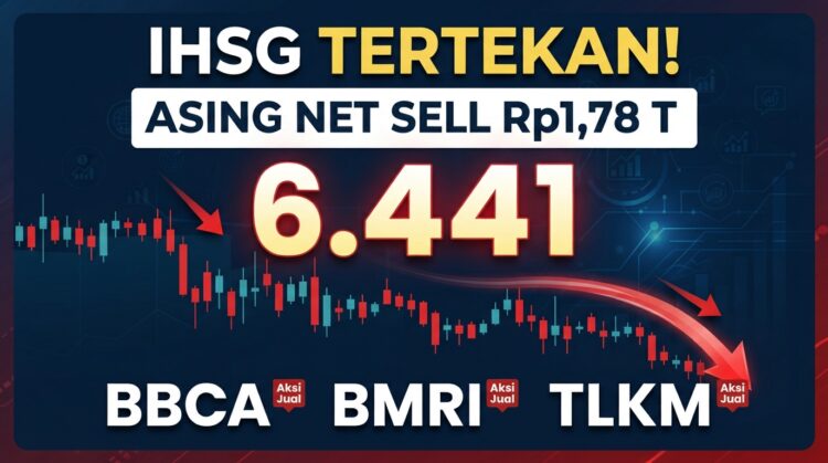 IHSG 18 September 2026 Melemah 0,33%, Asing Net Sell Rp1,78 Triliun: BMRI dan BBCA Jadi Beban
